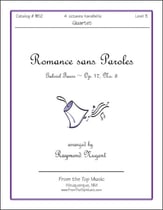 Romance Handbell sheet music cover